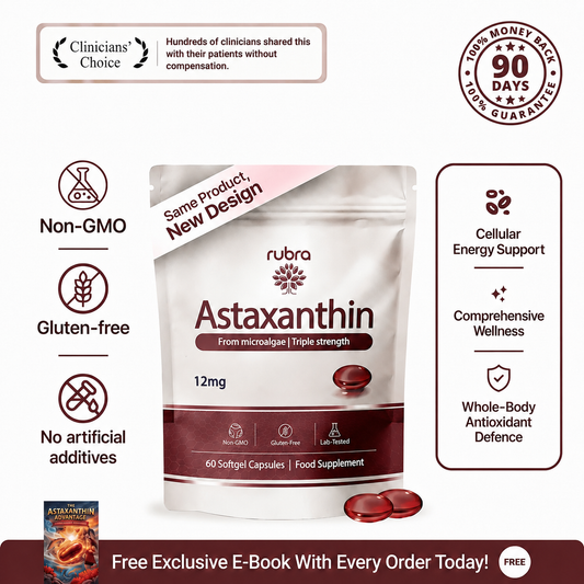 Rubra Astaxanthin - 12mg Softgels